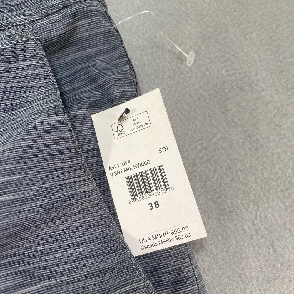 Volcom Mens Surf Turf 4 Way Stretch Gray Shorts Surfing Outdoor Beach 38 NWT